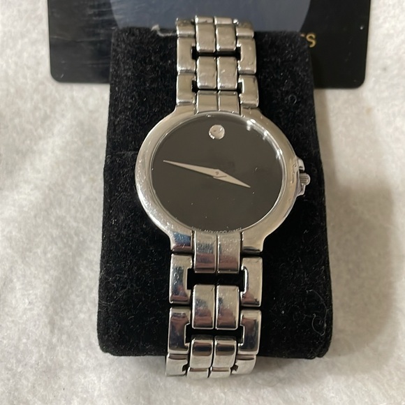 MOVADO Vintage Classic Museum Collection Men Watch- 0604103 Working Condition ⏱️ - Picture 2 of 9